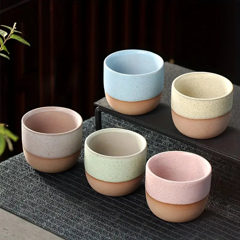 Handmade Boho Ceramic Teacup 120ml/4oz