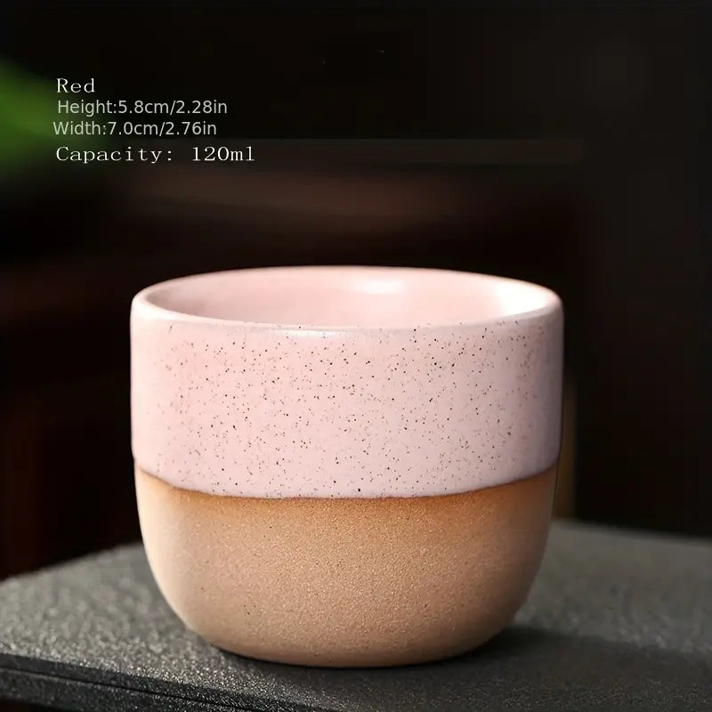 Handmade Boho Ceramic Teacup 120ml/4oz