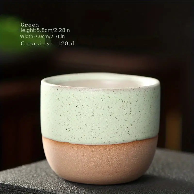 Handmade Boho Ceramic Teacup 120ml/4oz