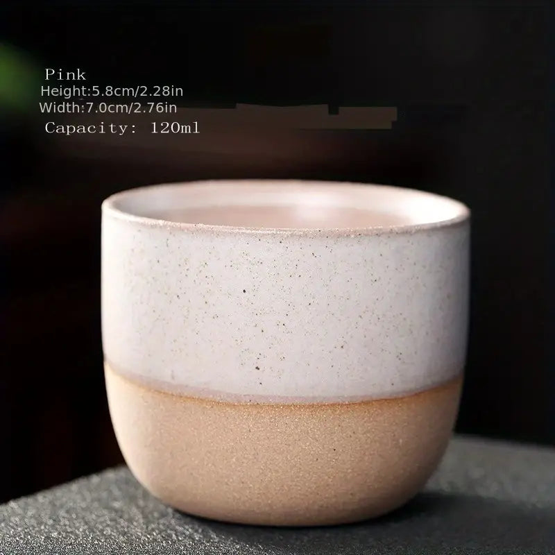 Handmade Boho Ceramic Teacup 120ml/4oz
